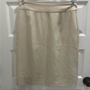 Courtenay Cream Pencil Skirt